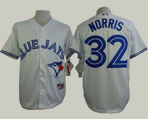 Blue Jays #32 Daniel Norris White Cool Base Stitched Baseball Jersey