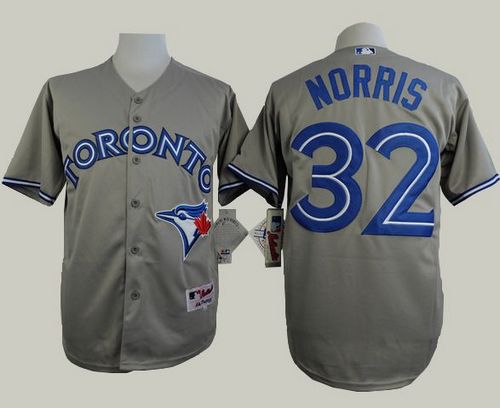 Blue Jays #32 Daniel Norris Grey Cool Base Stitched Baseball Jersey