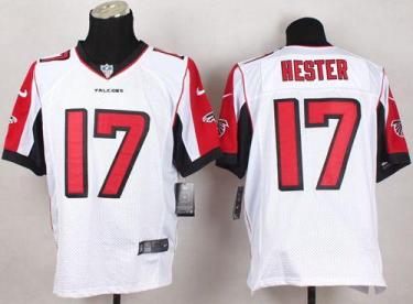 Nike Falcons #17 Devin Hester White Men's Stitched NFL Elite Jersey