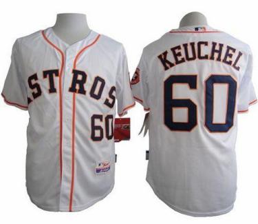 Astros #60 Dallas Keuchel White Cool Base Stitched Baseball Jersey