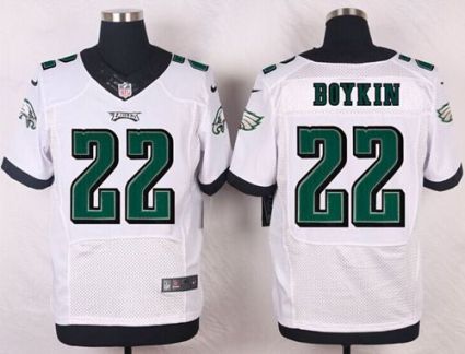 Nike Eagles #22 Brandon Boykin White Men's Stitched NFL New Elite Jersey