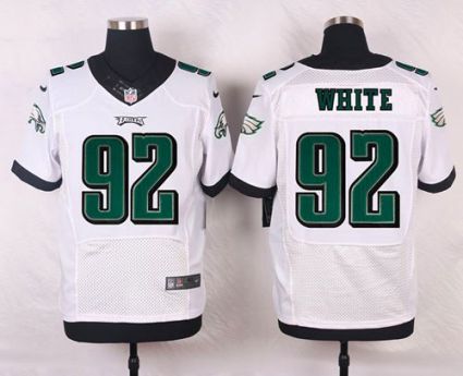 Nike Eagles #92 Reggie White White Men's Stitched NFL New Elite Jersey