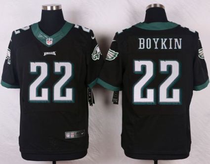 Nike Eagles #22 Brandon Boykin Black Alternate Men's Stitched NFL New Elite Jersey