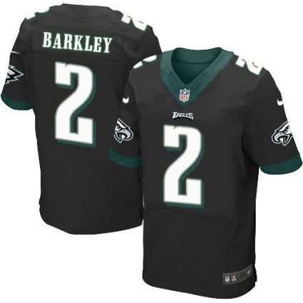 Nike Eagles #2 Matt Barkley Black Alternate Men's Stitched NFL New Elite Jersey