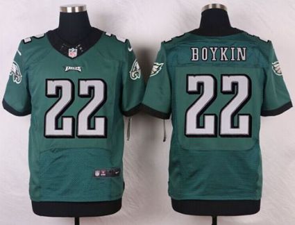 Nike Eagles #22 Brandon Boykin Midnight Green Team Color Men's Stitched NFL New Elite Jersey