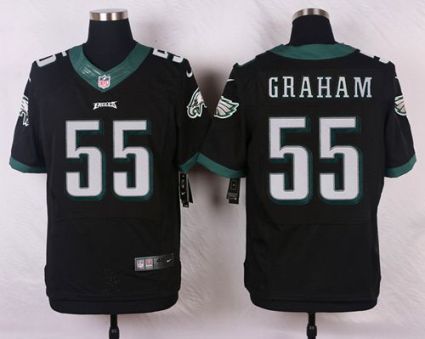 Nike Eagles #55 Brandon Graham Black Alternate Men's Stitched NFL New Elite Jersey