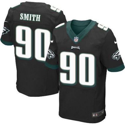 Nike Eagles #90 Marcus Smith Black Alternate Men's Stitched NFL Elite Jersey