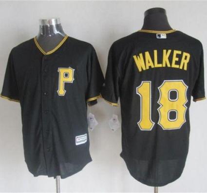 Pirates #18 Neil Walker Black New Cool Base Stitched Baseball Jersey