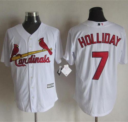 Cardinals #7 Matt Holliday White New Cool Base Stitched Baseball Jersey