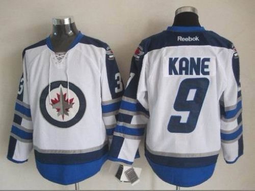 Jets #9 Evander Kane White 2011 Style Stitched NHL Jersey