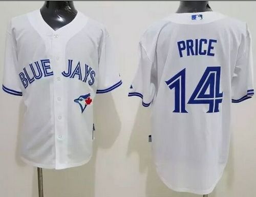 Blue Jays #14 David Price White Cool Base Stitched Baseball Jersey