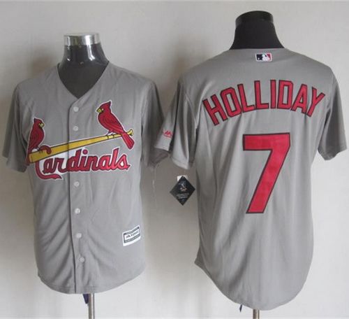 Cardinals #7 Matt Holliday Grey New Cool Base Stitched Baseball Jersey