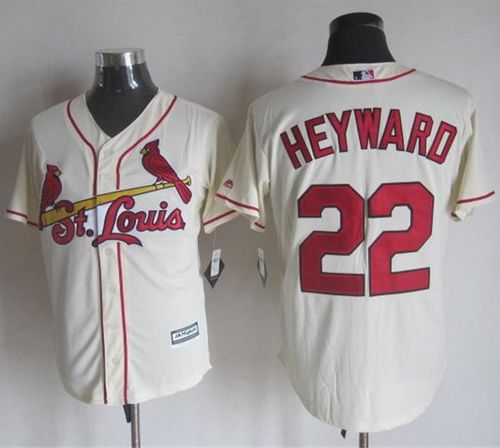 Cardinals #22 Jason Heyward Cream New Cool Base Stitched Baseball Jersey
