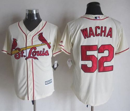 Cardinals #52 Michael Wacha Cream New Cool Base Stitched Baseball Jersey