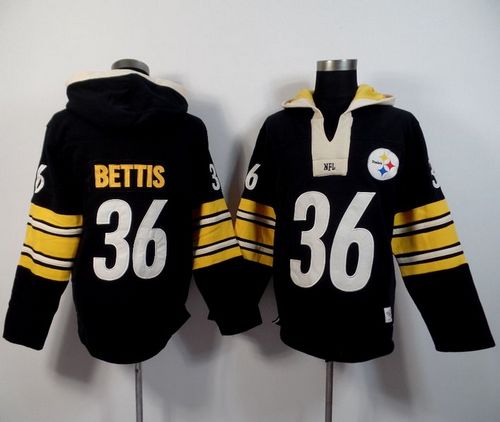 Pittsburgh Steelers #36 Jerome Bettis Black Player Winning Method Pullover NFL Hoodie