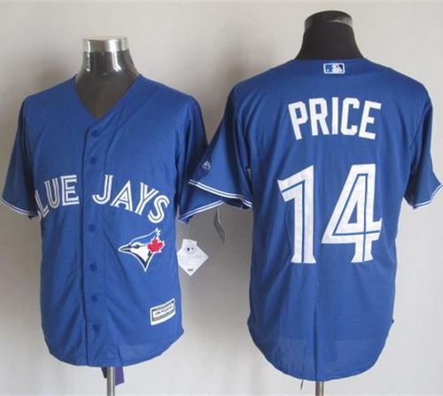 Blue Jays #14 David Price Blue New Cool Base Stitched Baseball Jersey