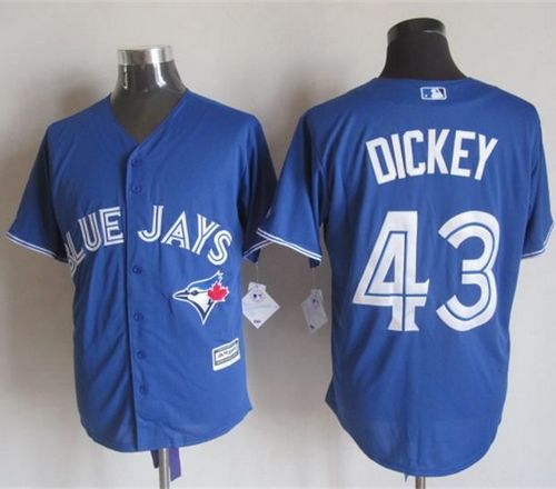 Blue Jays #43 R.A. Dickey Blue New Cool Base Stitched Baseball Jersey