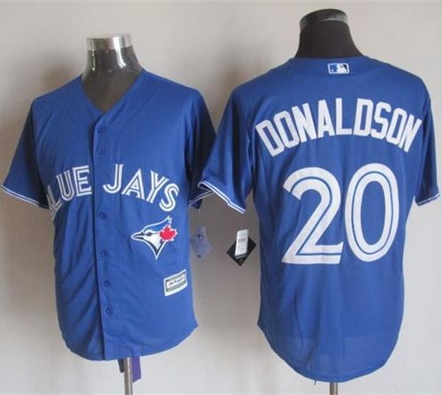 Blue Jays #20 Josh Donaldson Blue New Cool Base Stitched Baseball Jersey