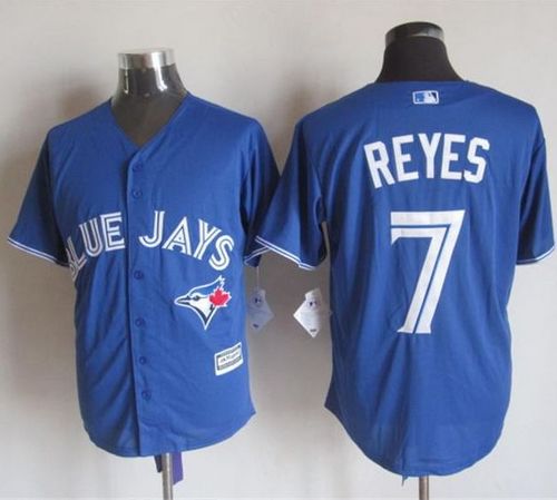 Blue Jays #7 Jose Reyes Blue New Cool Base Stitched Baseball Jersey