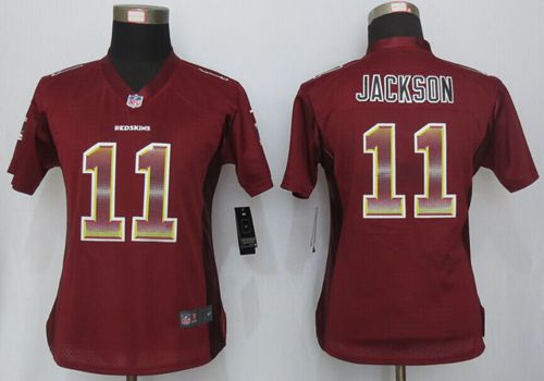 Women's Nike Redskins #11 DeSean Jackson Burgundy Red Team Color Stitched NFL Strobe Jersey
