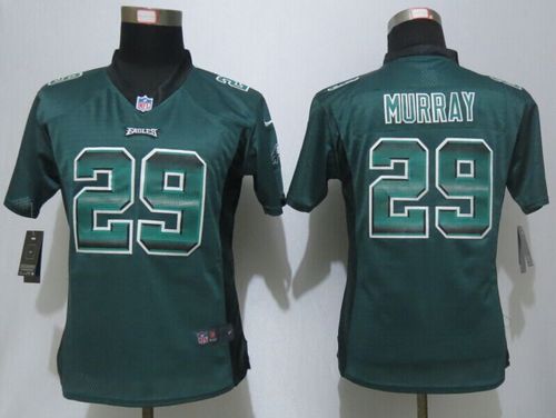 Women's Nike Eagles #29 DeMarco Murray Midnight Green Team Color Stitched NFL Elite Strobe Jersey