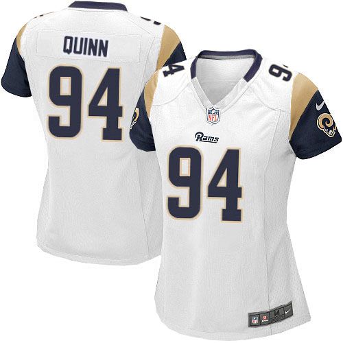 Women's Nike Rams #94 Robert Quinn White Stitched NFL Elite Jersey