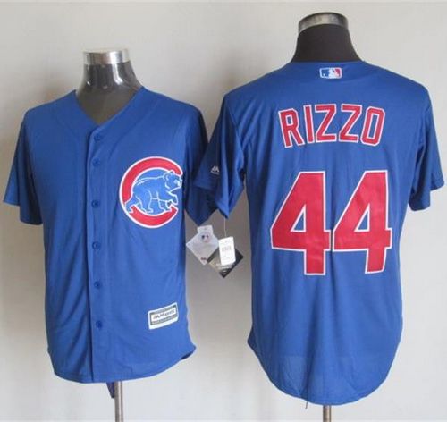 Cubs #44 Anthony Rizzo Blue New Cool Base Stitched Baseball Jersey