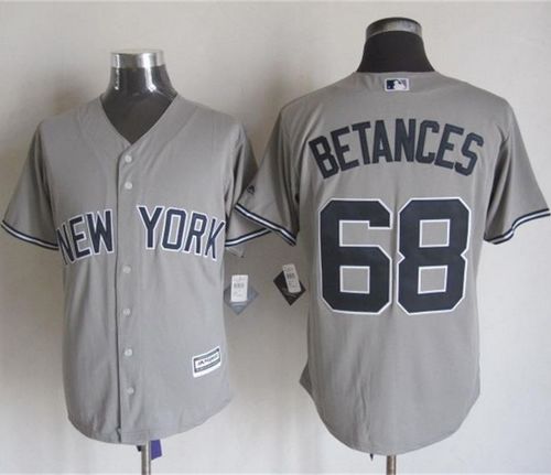 Yankees #68 Dellin Betances Grey New Cool Base Stitched Baseball Jersey