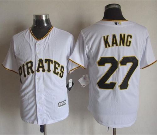 Pirates #27 Jung-ho Kang White New Cool Base Stitched Baseball Jersey