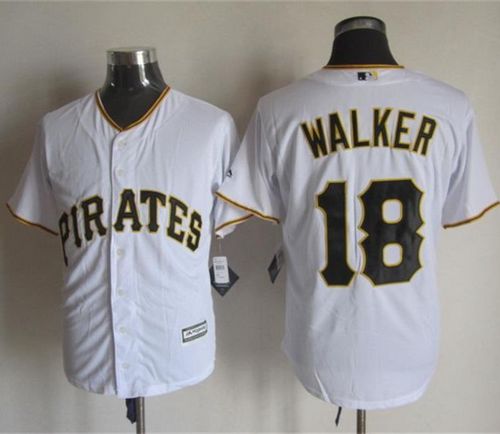 Pirates #18 Neil Walker White New Cool Base Stitched Baseball Jersey