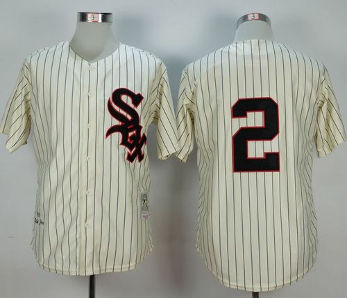 White Sox #2 Nellie Fox Cream Mitchell And Ness 1959 Stitched Baseball Jersey