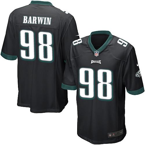 Youth Nike Eagles #98 Connor Barwin Black Alternate Stitched NFL Jersey