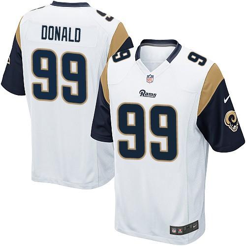 Youth Nike Rams #99 Aaron Donald White Stitched NFL Jersey
