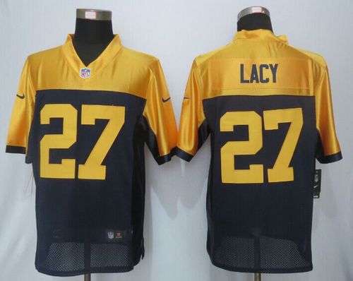 Nike Packers #27 Eddie Lacy Navy Blue Alternate Men's Stitched NFL New Limited Jersey