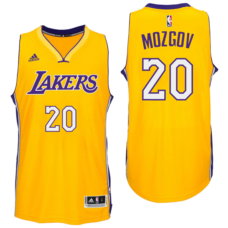 Los Angeles Lakers #20 Timofey Mozgov Home Gold New Swingman Jersey