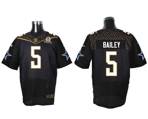 Nike Dallas Cowboys #5 Dan Bailey Black 2016 Pro Bowl Men's Stitched NFL Elite Jersey