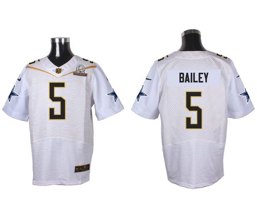 Nike Dallas Cowboys #5 Dan Bailey White 2016 Pro Bowl Men's Stitched NFL Elite Jersey