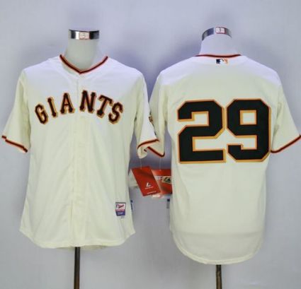 San Francisco Giants #29 Jeff Samardzija Cream Cool Base Stitched MLB Jersey