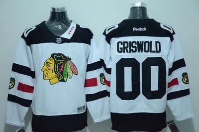 Chicago Blackhawks #00 Clark Griswold White 2016 Stadium Series Stitched NHL Jersey