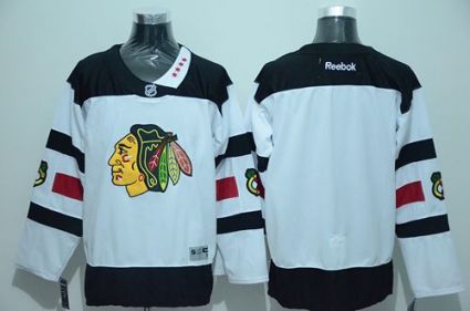 Chicago Blackhawks Blank White 2016 Stadium Series Stitched NHL Jersey