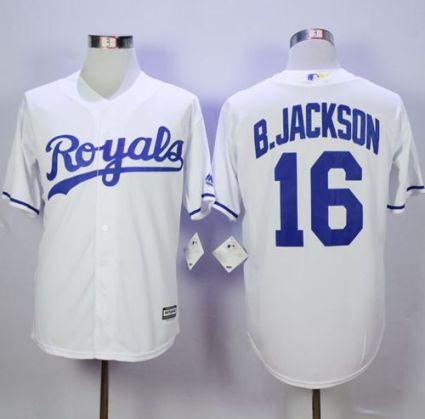 Kansas City Royals #16 Bo Jackson New White Cool Base Stitched MLB Jersey