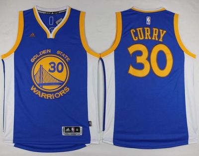 Golden State Warriors #30 Stephen Curry Blue Swingman Stitched NBA Jersey
