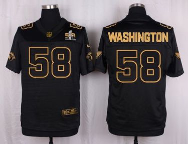 Nike Arizona Cardinals #58 Daryl Washington Pro Line Black Gold Collection Men's Stitched NFL Elite Jersey