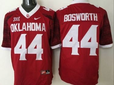 Oklahoma Sooners #44 Brian Bosworth Red New XII Stitched NCAA Jersey