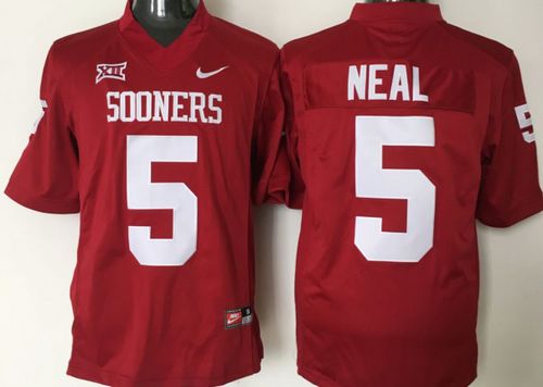 Oklahoma Sooners #5 Durron Neal Red XII Stitched NCAA Jersey