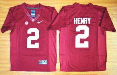 Youth Alabama Crimson Tide #2 Derrick Henry Red 2016 National Championship Stitched NCAA Jersey