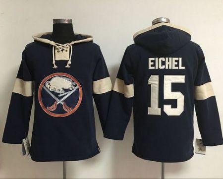 Buffalo Sabres #15 Jack Eichel Navy Blue Pullover NHL Hoodie