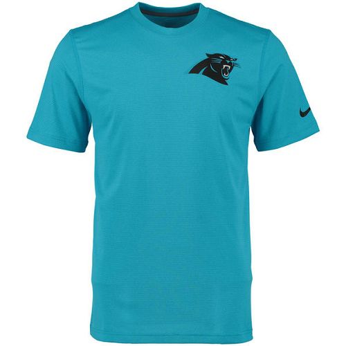 Men's Carolina Panthers Nike Blue Stadium Touch Performance T-Shirt