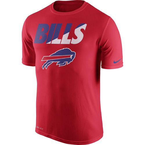 Men's Buffalo Bills Nike Red Legend Staff Practice Performance T-Shirt