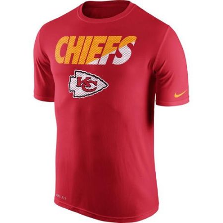 Men's Kansas City Chiefs Nike Red Legend Staff Practice Performance T-Shirt